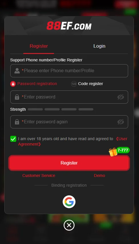 88ef Register